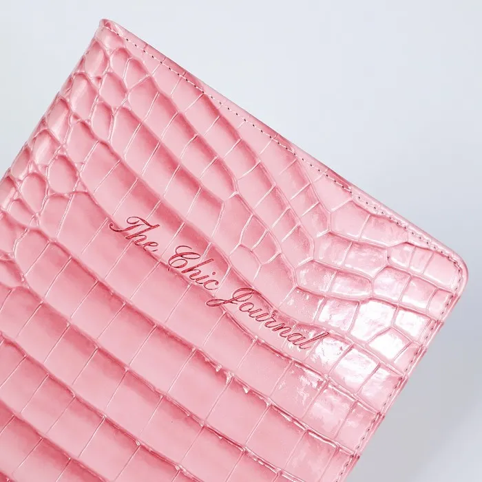 Pink Leather Journal factory